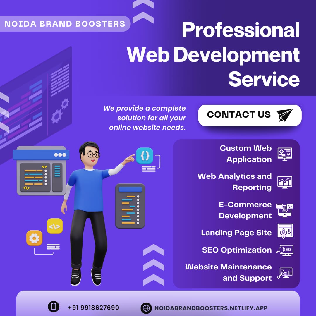 Noida Brand Boosters Web Development Service